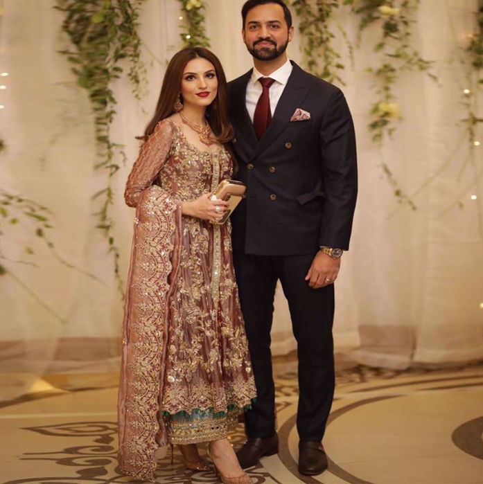 Picture of Numra Waqas making a statement in our exquisite piece from Bridal Collection ‘19 “Saheli”.