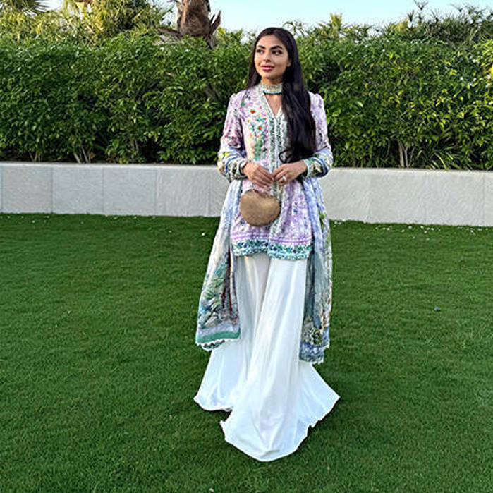 Picture of Sachi Bharat in our Lily Peplum outfit