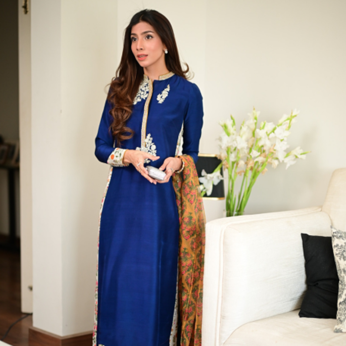 Picture of Dr. Asra Saad Elahi in Royal Regal outfit