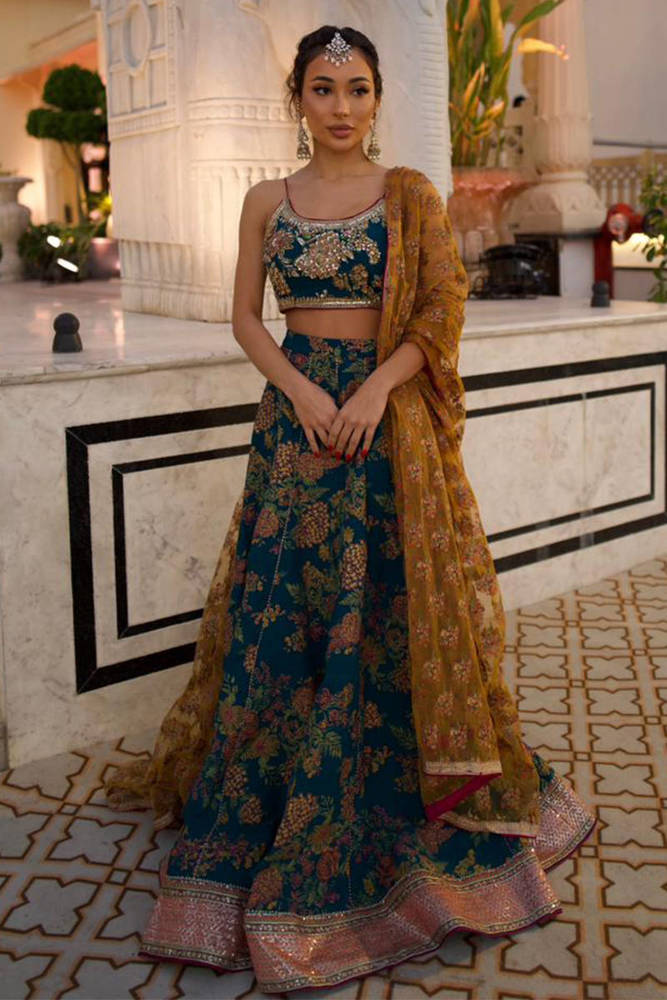 Picture of Deep Lake Lehnga Choli